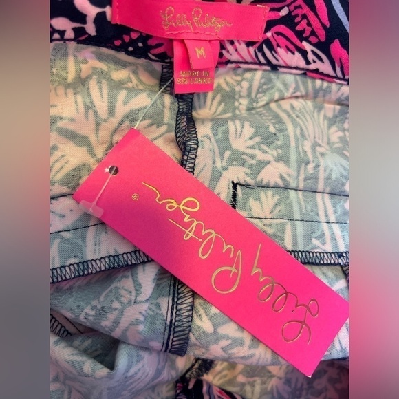 Lilly Pulitzer Kelly Skinny Ankle Pant Bright Navy Swing of Things - Picture 13 of 14